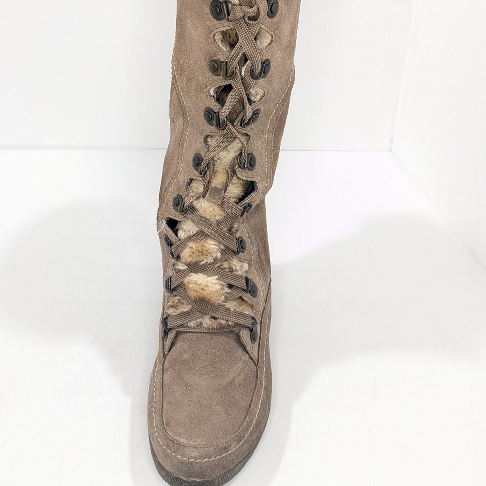 Sporto suede lace up winter boots - Picture 5 of 16